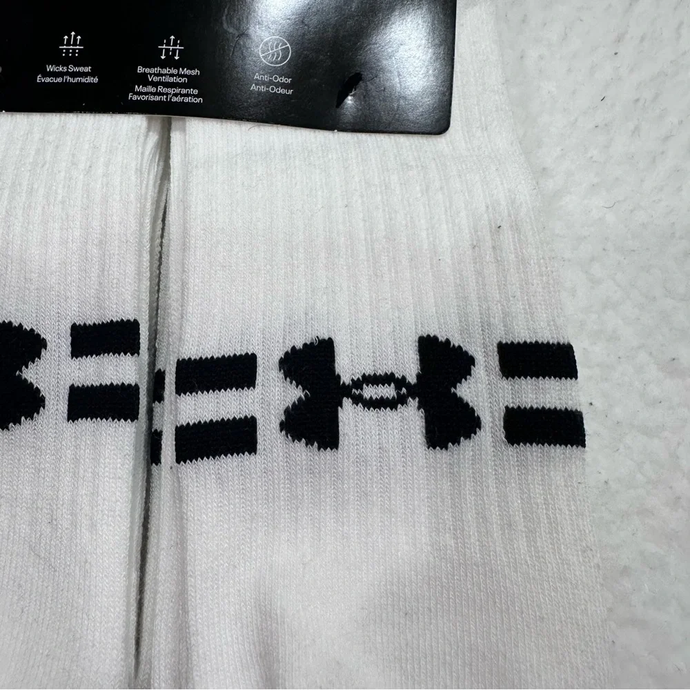 White Under Armour Socks